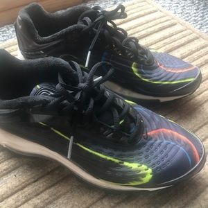 Fun multicolored Nike running shoes